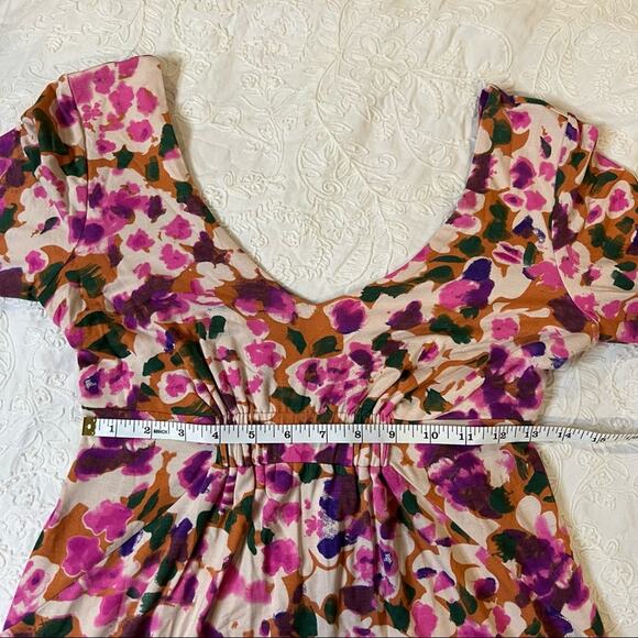 CAbi Everybody Luxe Hydrangea Floral Print Midi Dress Size S - Picture 11 of 13